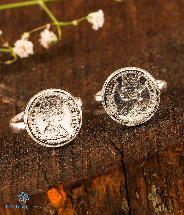 Large Asarfi coin ring | Maya Handicrafts Jewelry